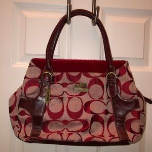 Coach Handbag - Red